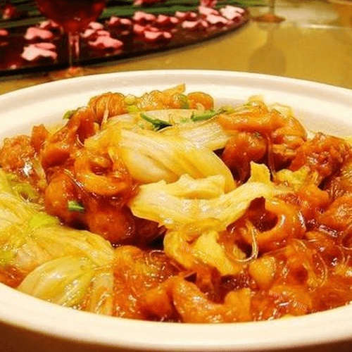 美味的猪肉烩菜