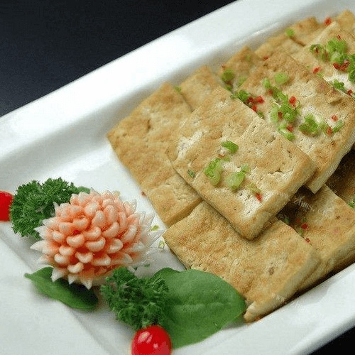 爆炒葱香煎豆腐