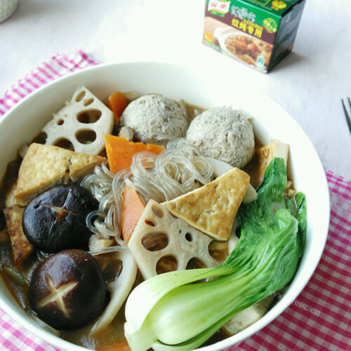 鲜美蔬香肉丸