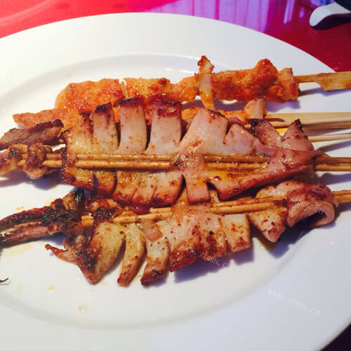 制作烤鱿鱼