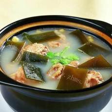 营养海带豆腐排骨汤
