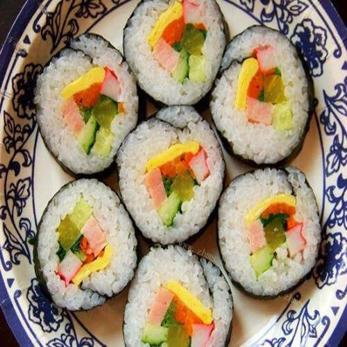 好吃的紫菜火腿鸡蛋饼