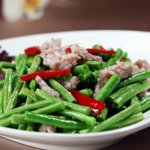 好吃干四季豆炖筒骨肉