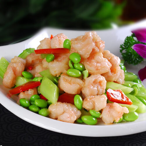 青豆虾仁