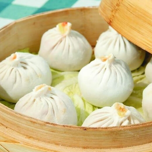 南瓜馅塌包子