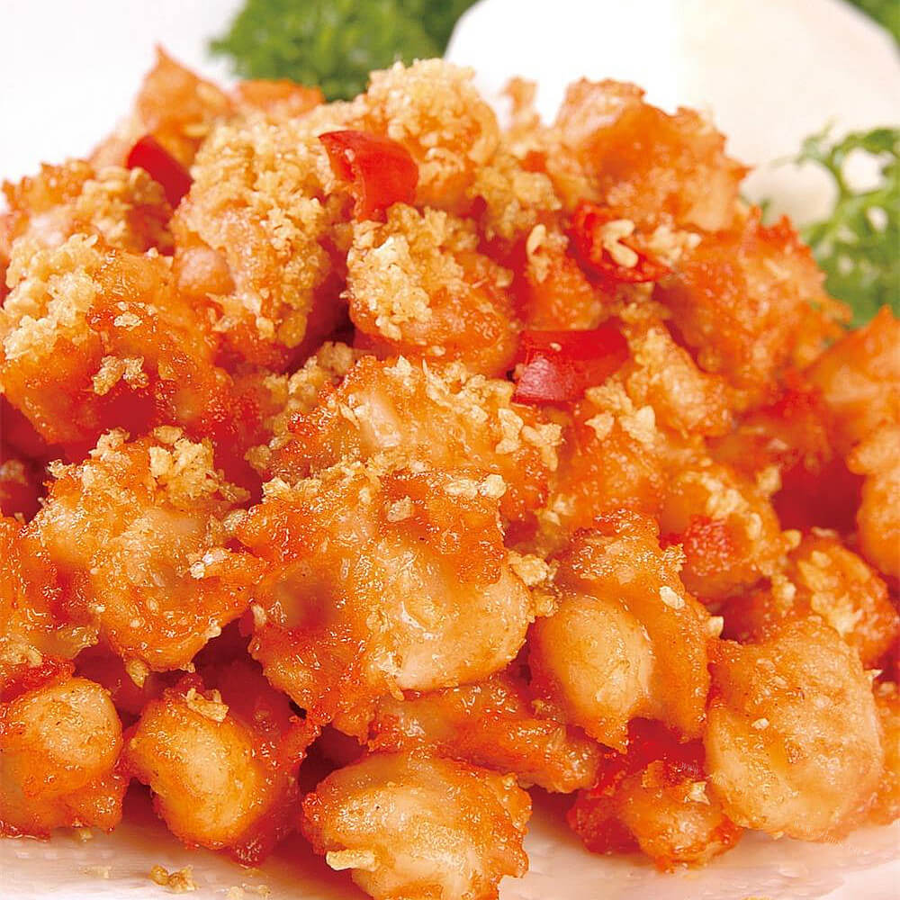美味的蒜香鸡块