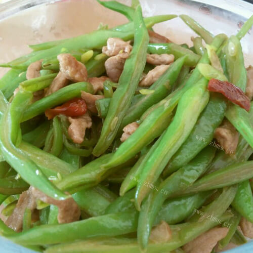 美味的芸豆炒肉