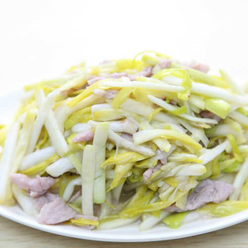 正宗韭黄肉丝