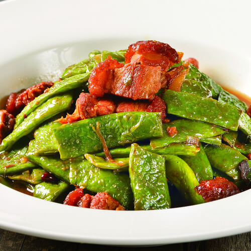 五花肉炖豆角