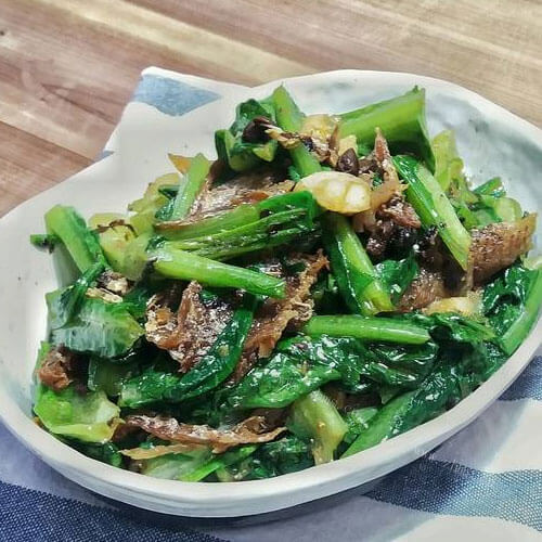 飘香蒜炒香麦菜