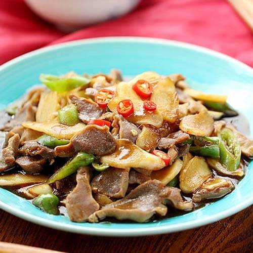 仔姜爆鸡胗