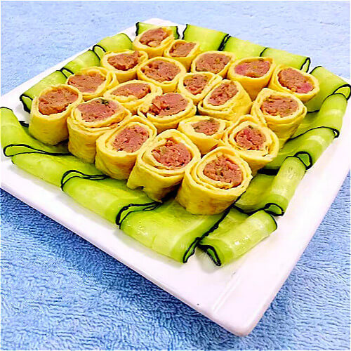 翡翠肉蛋卷