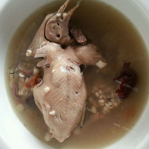 美味的药材鸽子汤