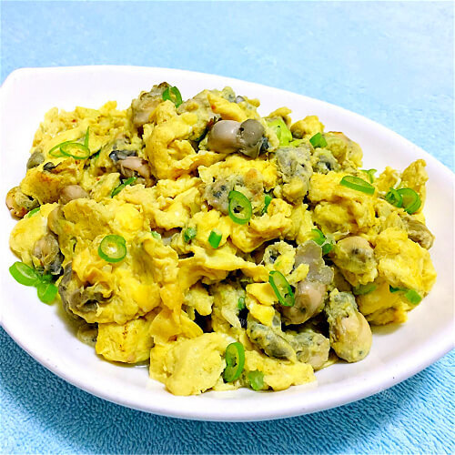 鲜美牡蛎滑蛋