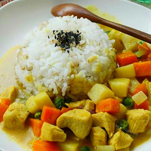 可口电饭煲料理咖喱鸡