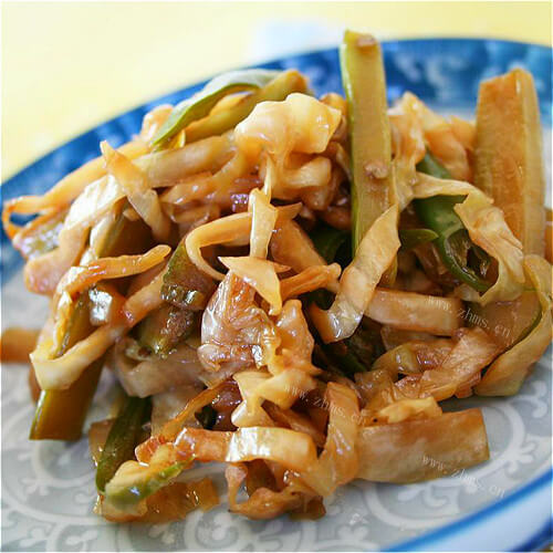 家常大头菜炒肉