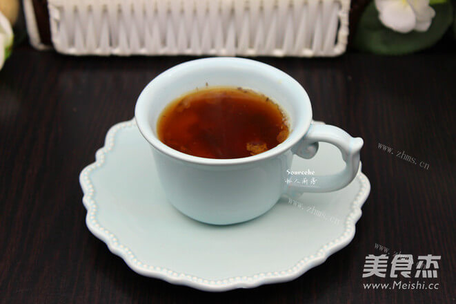 清香雪菊山楂茶做法图解3)