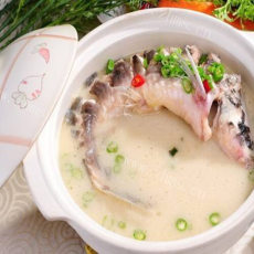 新鲜美味的乌鱼排骨汤