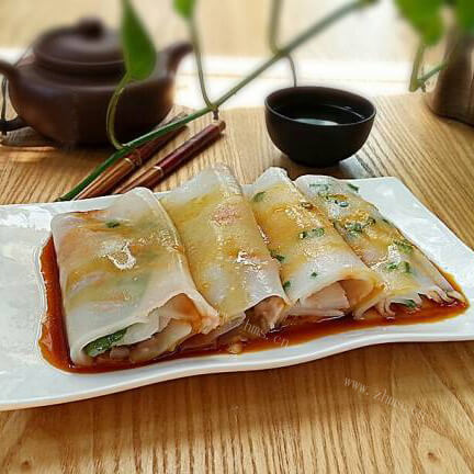 鲜香适口的广式拉肉肠粉
