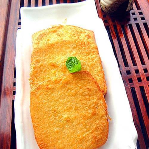 营养蛋香酥炸馒头片