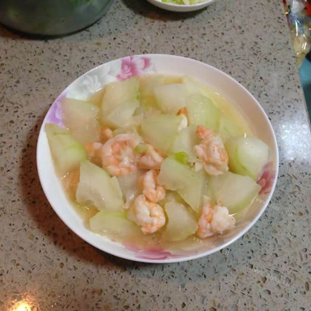 简单美味的冬瓜炒虾仁