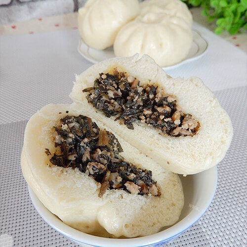 美味的马齿苋菜团子
