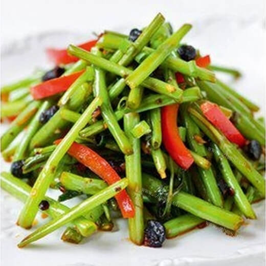 美味的酸辣蕹菜梗