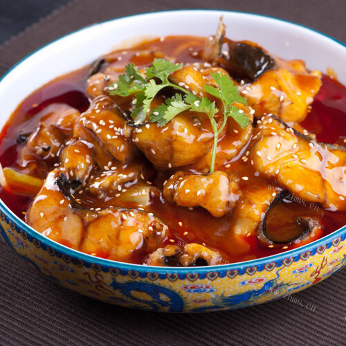 美味的麻辣豆腐鱼