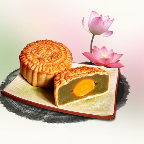 特制豆沙馅月饼