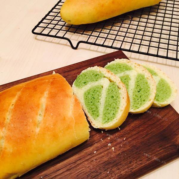 香甜双色松软面包