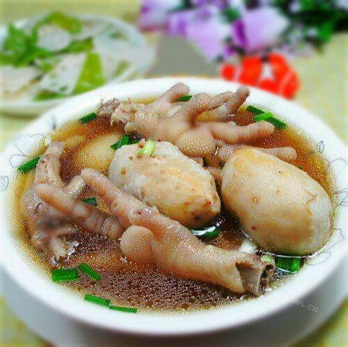 美味的鸡爪香芋汤