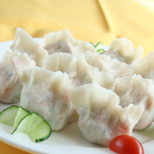 美味的杂蔬水饺