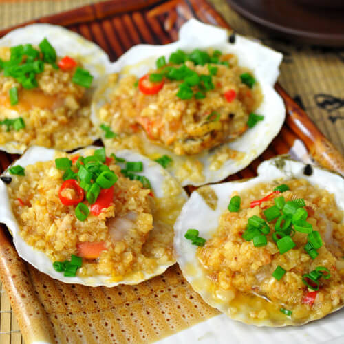 鲜香烤扇贝