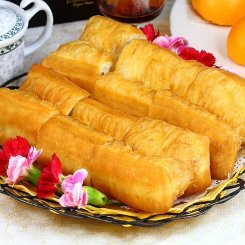 炸油条