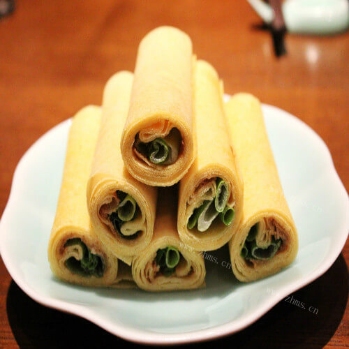 美味煎饼卷大葱
