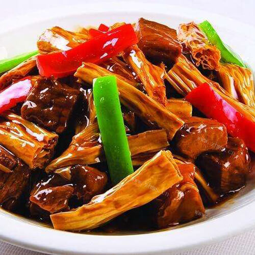 美味的烧腐竹