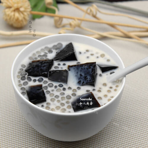 清凉西米露凉粉