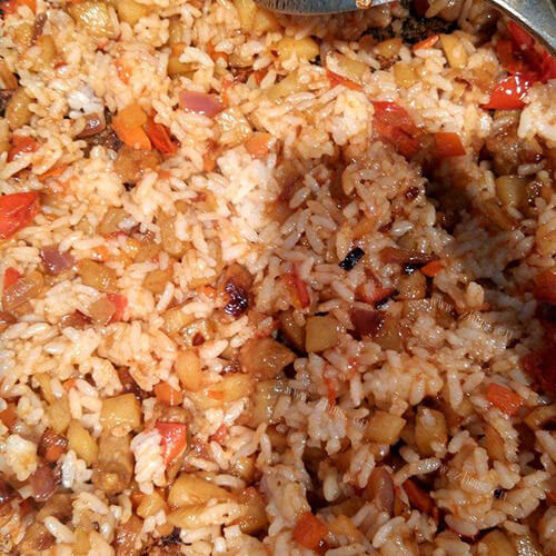 美味牛肉粒焗饭