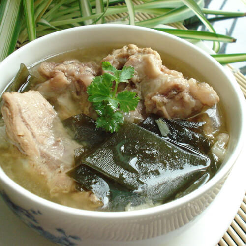 浓香海带白菜排骨汤