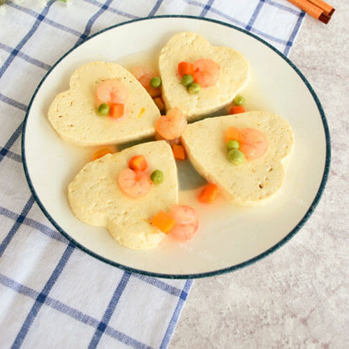 虾仁爱心豆腐