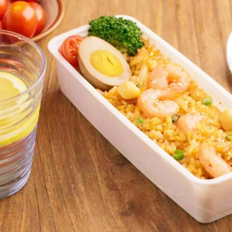 美味什锦虾仁便当