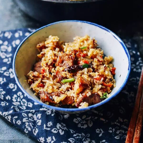 家常菜胡萝卜羊肉烩饭