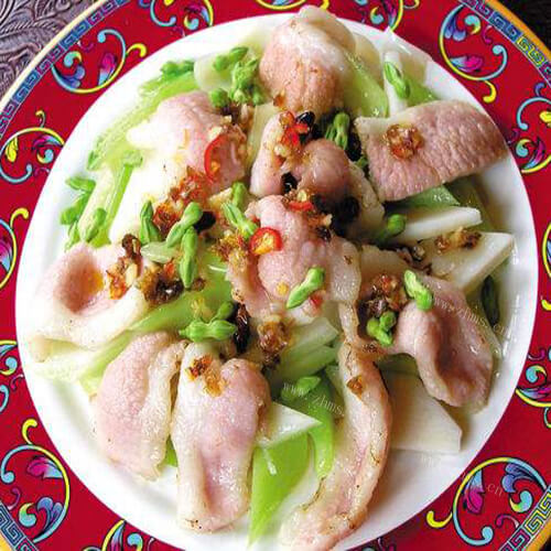 鲜香猪肉饼浸快菜