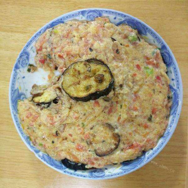 自制茄汁西葫芦肉饼