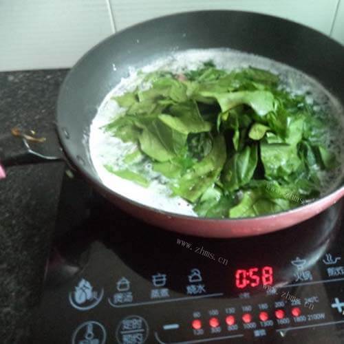 菠菜鸡蛋汤做法图解6)