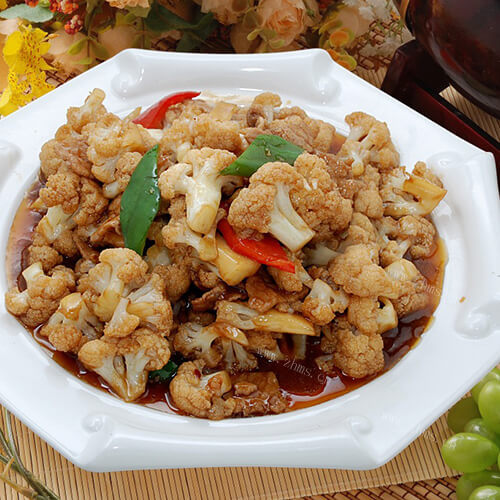 菜花炒肉