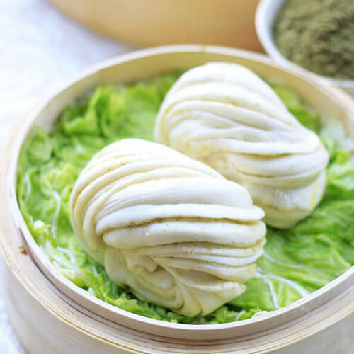 美味香豆粉花卷