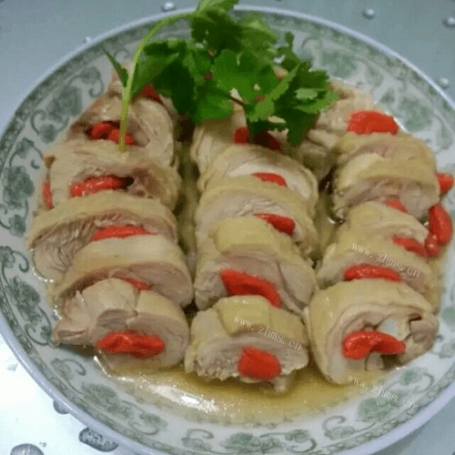 滋补药膳当归鸡肉卷