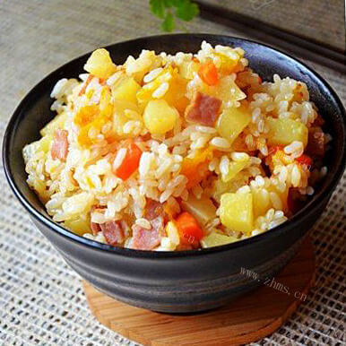 我的南瓜胡萝卜酱肉焖饭