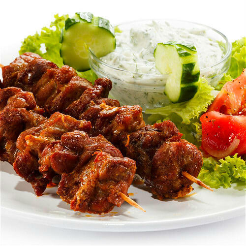鲜香木炭烤肉串